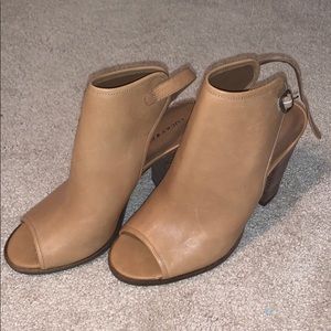 Lucky Brand Peep Toe Heel Bootie
